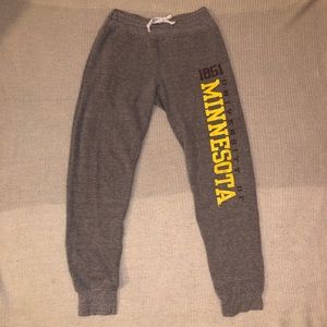 Grey University of Minnesota Women’s Joggers